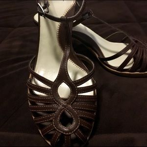 City Streets brown heels.